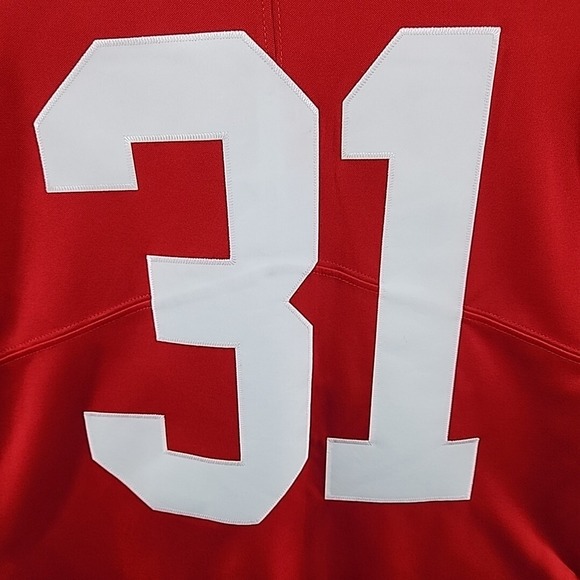 San Francisco 49ers Nike NFL Football Jersey Med Mostert 31 On Field New Stitch - Picture 14 of 15
